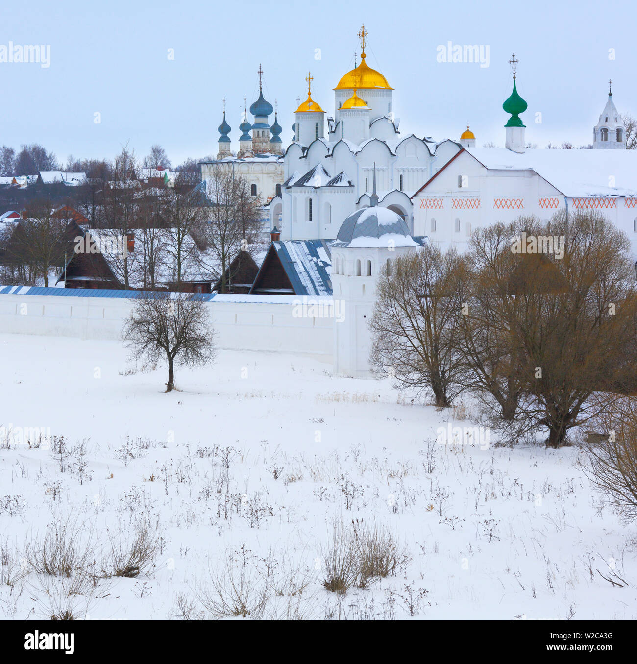 Monastero di intercessione della Santa Vergine, Suzdal e Vladimir regione, Russia Foto Stock