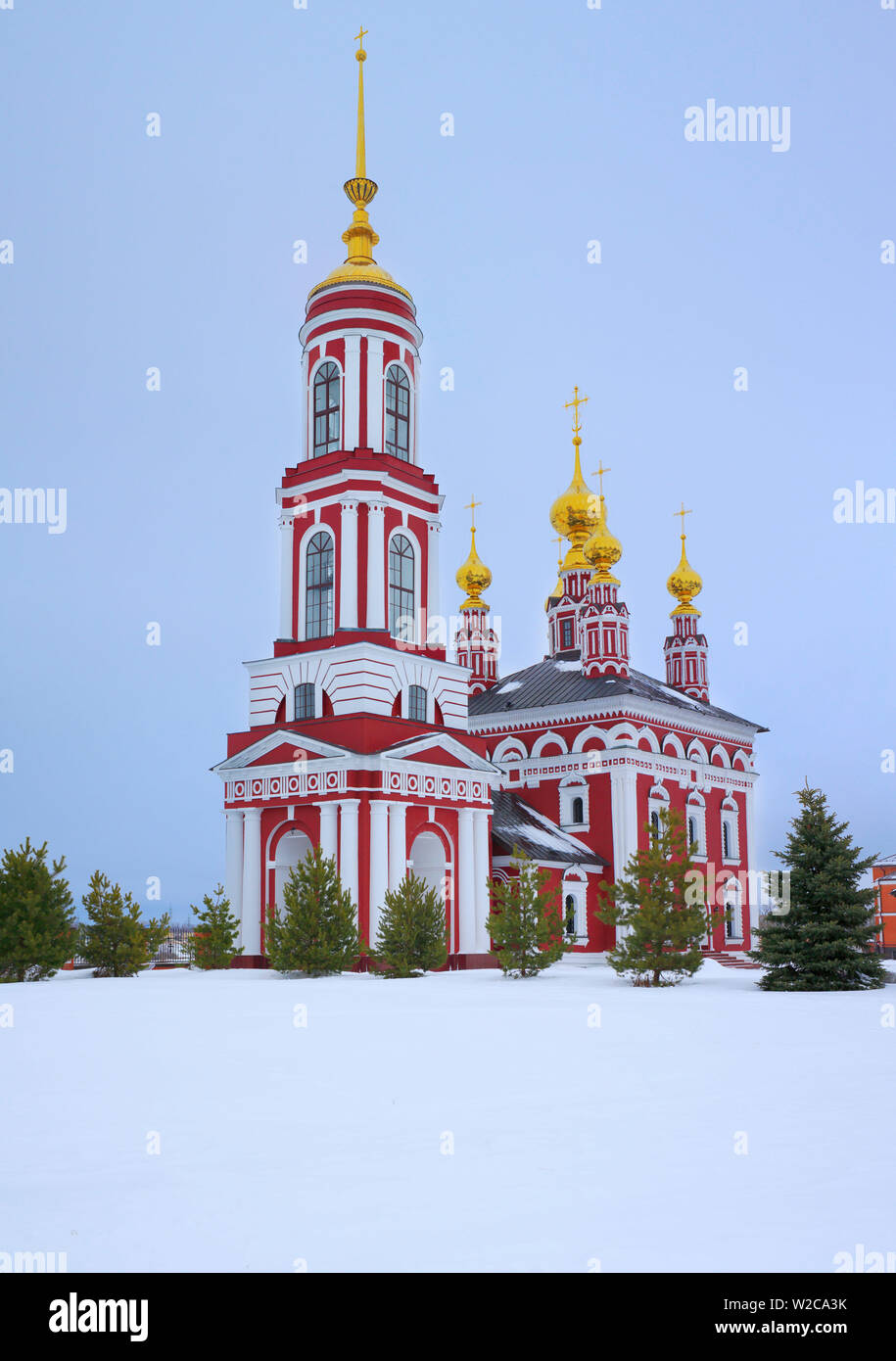La chiesa di San Michele (1769), Mikhali, vicino a Suzdal e Vladimir regione, Russia Foto Stock