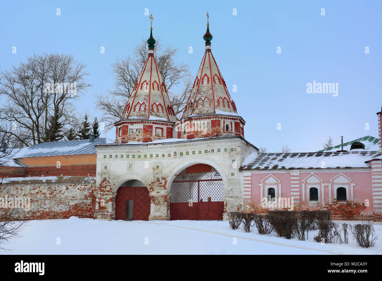 Sant Alessandro Convento, Suzdal e Vladimir regione, Russia Foto Stock