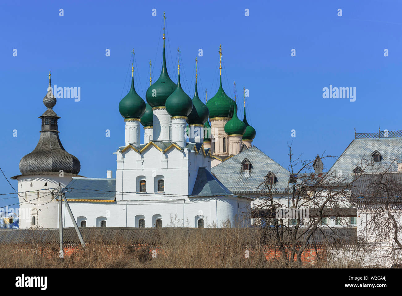 Il Cremlino, Rostòv Yaroslavl Regione, Russia Foto Stock