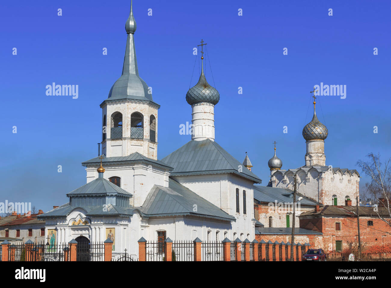 Convento della Natività della Vergine Santa, Rostòv Yaroslavl Regione, Russia Foto Stock