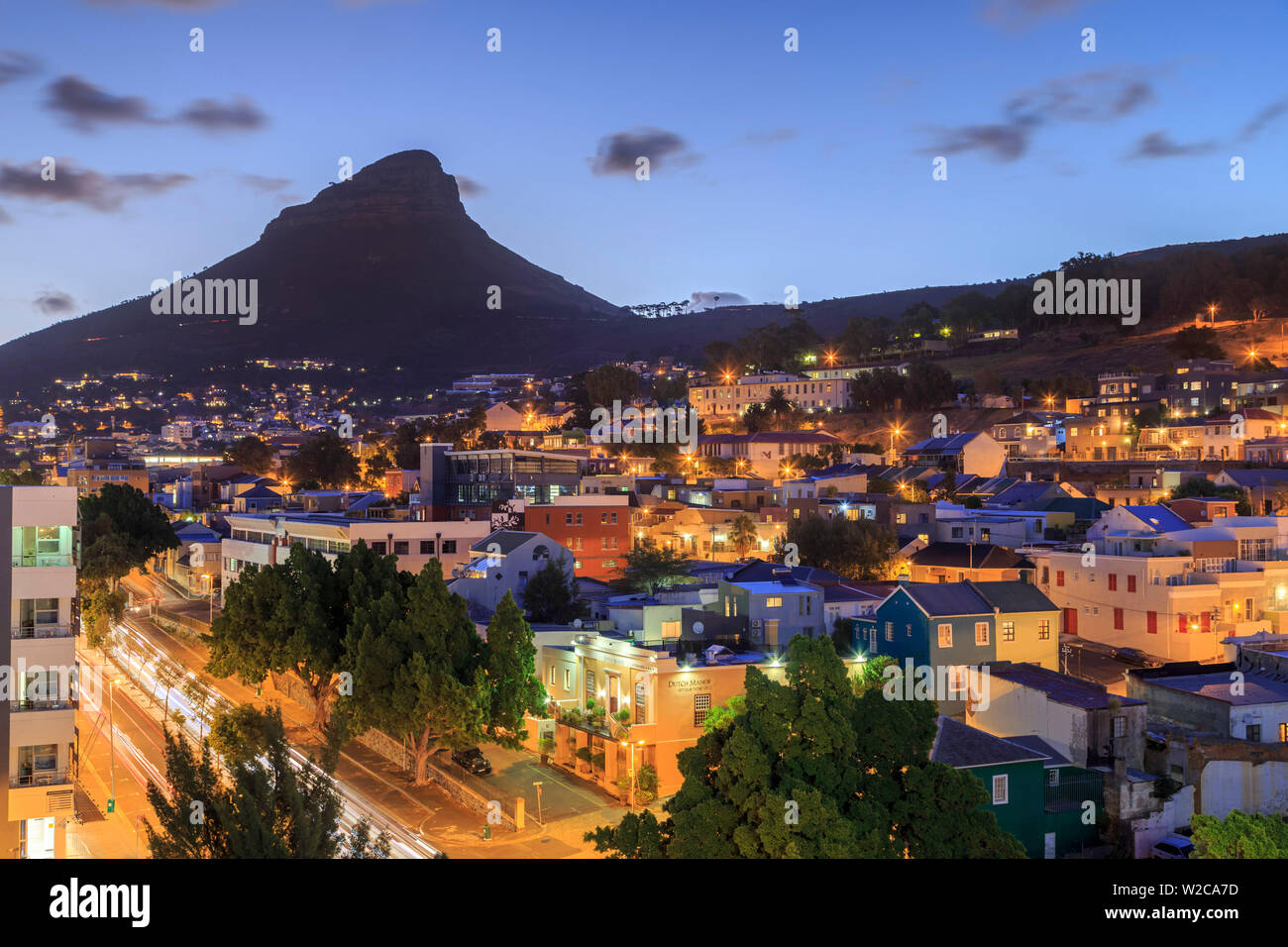 Sud Africa, Western Cape, Cape Town, Bo-Kaap Foto Stock