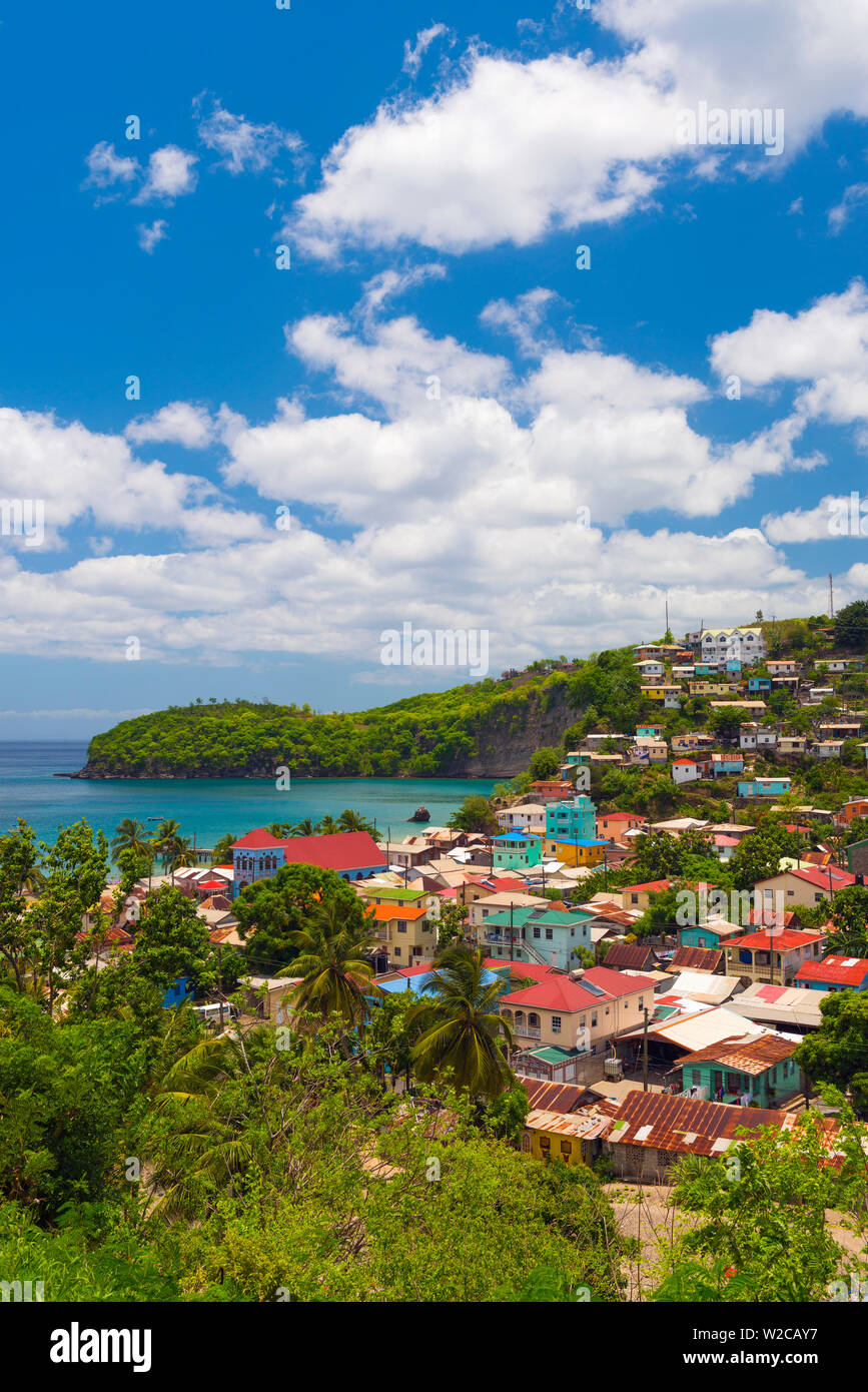 Caraibi, St Lucia, Canarie Foto Stock