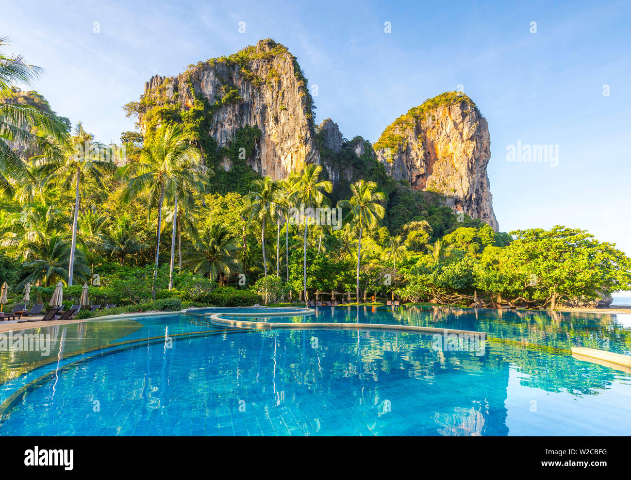 Rayavadee resort, Railay Penisola, Provincia di Krabi, Thailandia Foto Stock