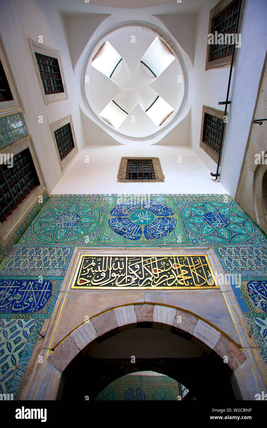 Dettagli del Topkapi Harem, Il Palazzo di Topkapi, Istanbul, Turchia Foto Stock