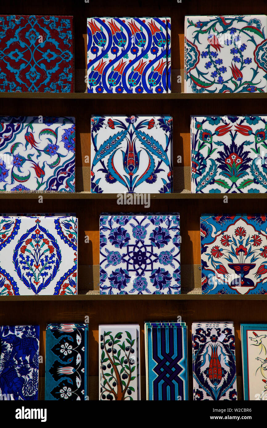 Piastrella Shop, Istanbul, Turchia Foto Stock