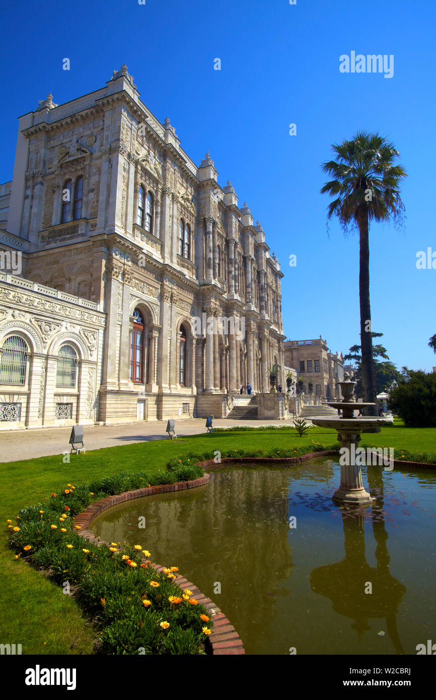 Palazzo Dolmabahce, Istanbul, Turchia Foto Stock