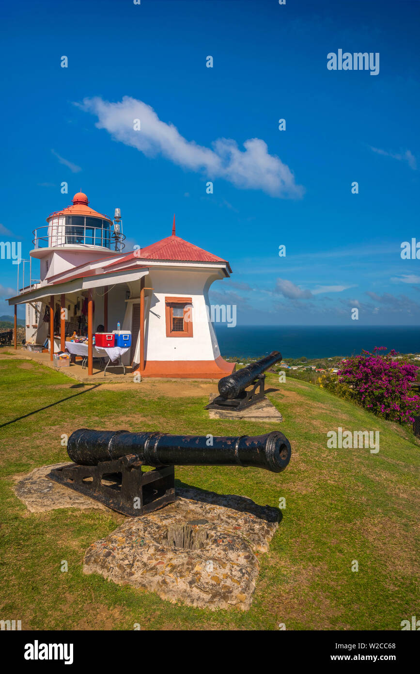 Caraibi, Trinidad e Tobago, Tobago, Scarborough, Fort King George Foto Stock
