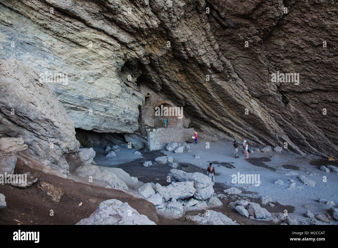 Ucraina, Crimea, Novy SVIT/ASFI, Novy SVIT/ASFI Riserva botanica, grotta Golitsyn Foto Stock