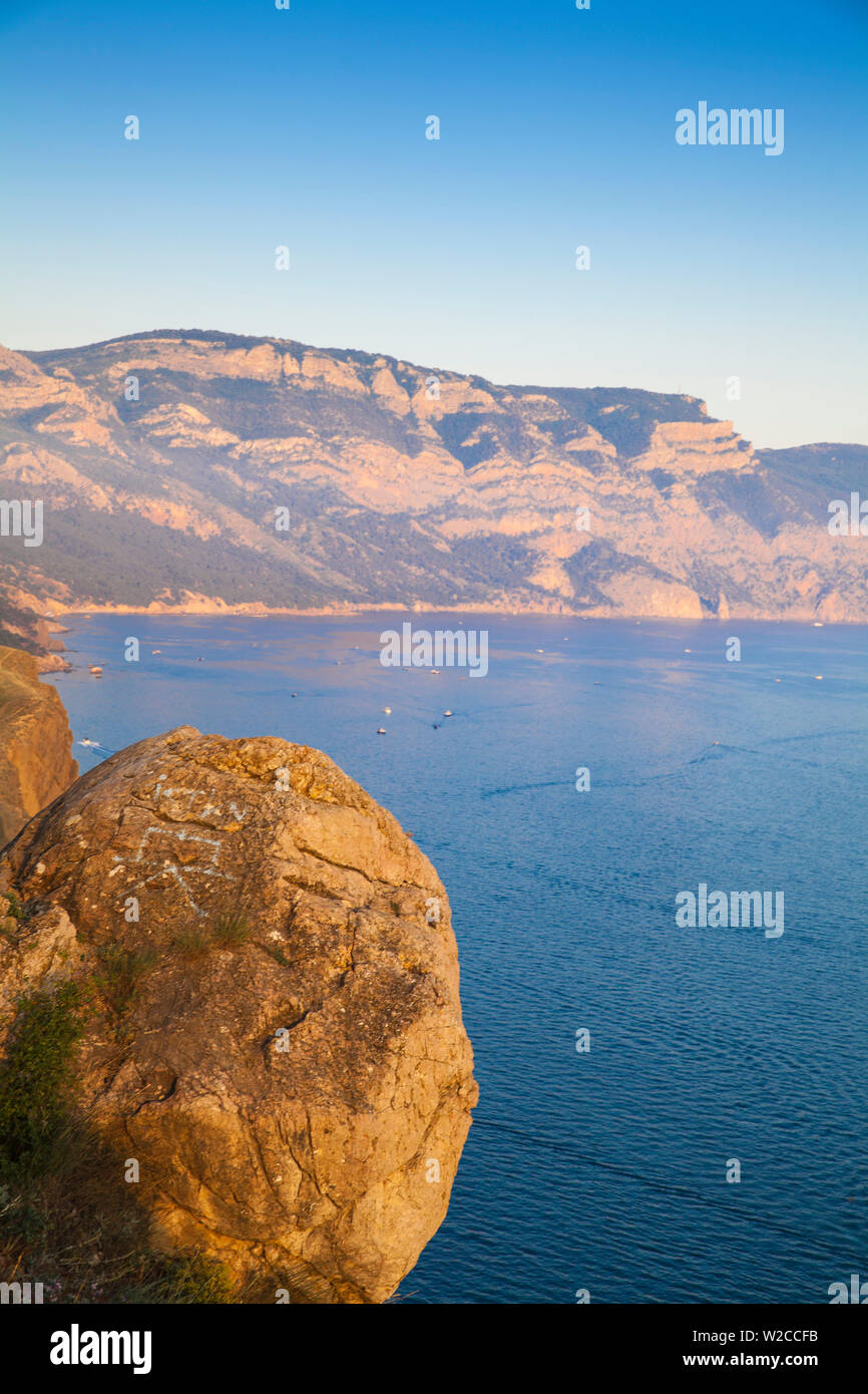Ucraina, Crimea, Coste di Balaklava Foto Stock