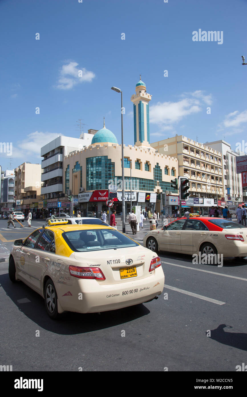 Quartiere Deira, Dubai, Emirati Arabi Uniti Foto Stock