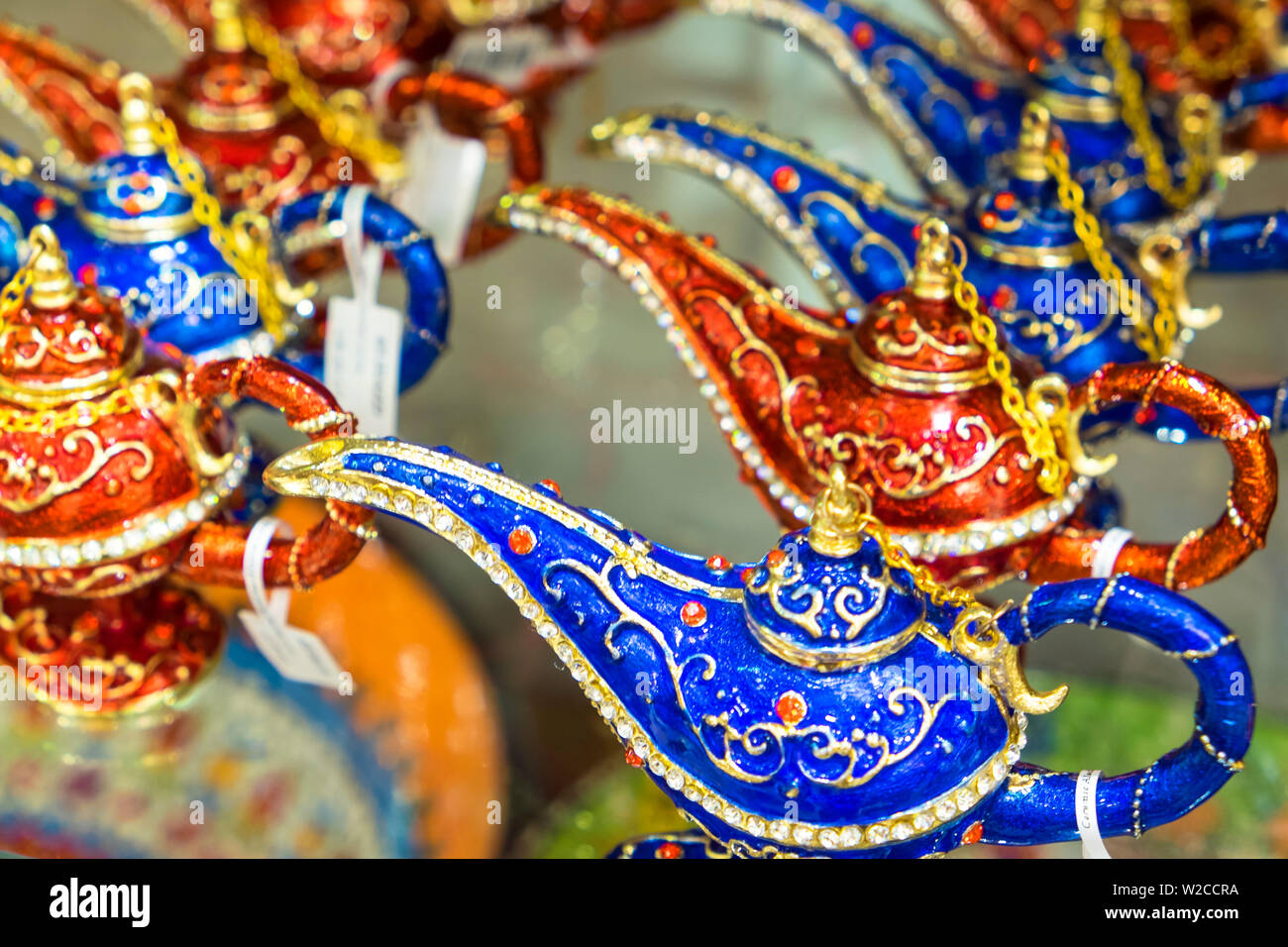 Aladdin lampade, Dubai, Emirati Arabi Uniti, Emirati arabi uniti Foto Stock