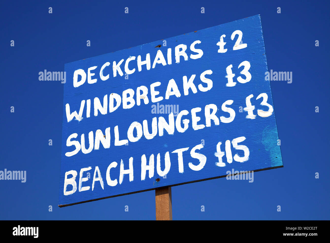 Località balneare del Digital Signage, Ventnor, Isle of Wight, Regno Unito Foto Stock