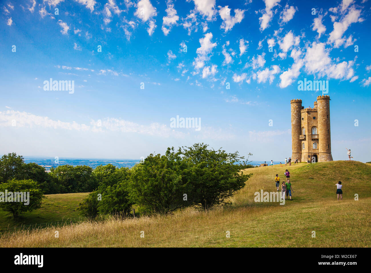 Regno Unito, Inghilterra, Worcestershire, Cotswolds, villaggio di Broadway, Broadway Tower e Country Park, Torre di Broadway Foto Stock