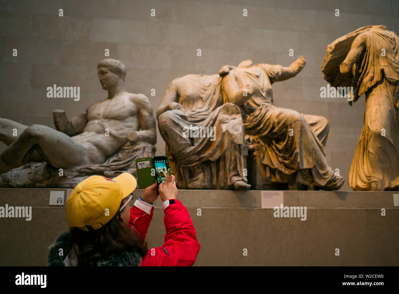Inghilterra, London, Bloomsbury, il British Museum, sculture del Partenone anche sapere come i marmi di Elgin Foto Stock