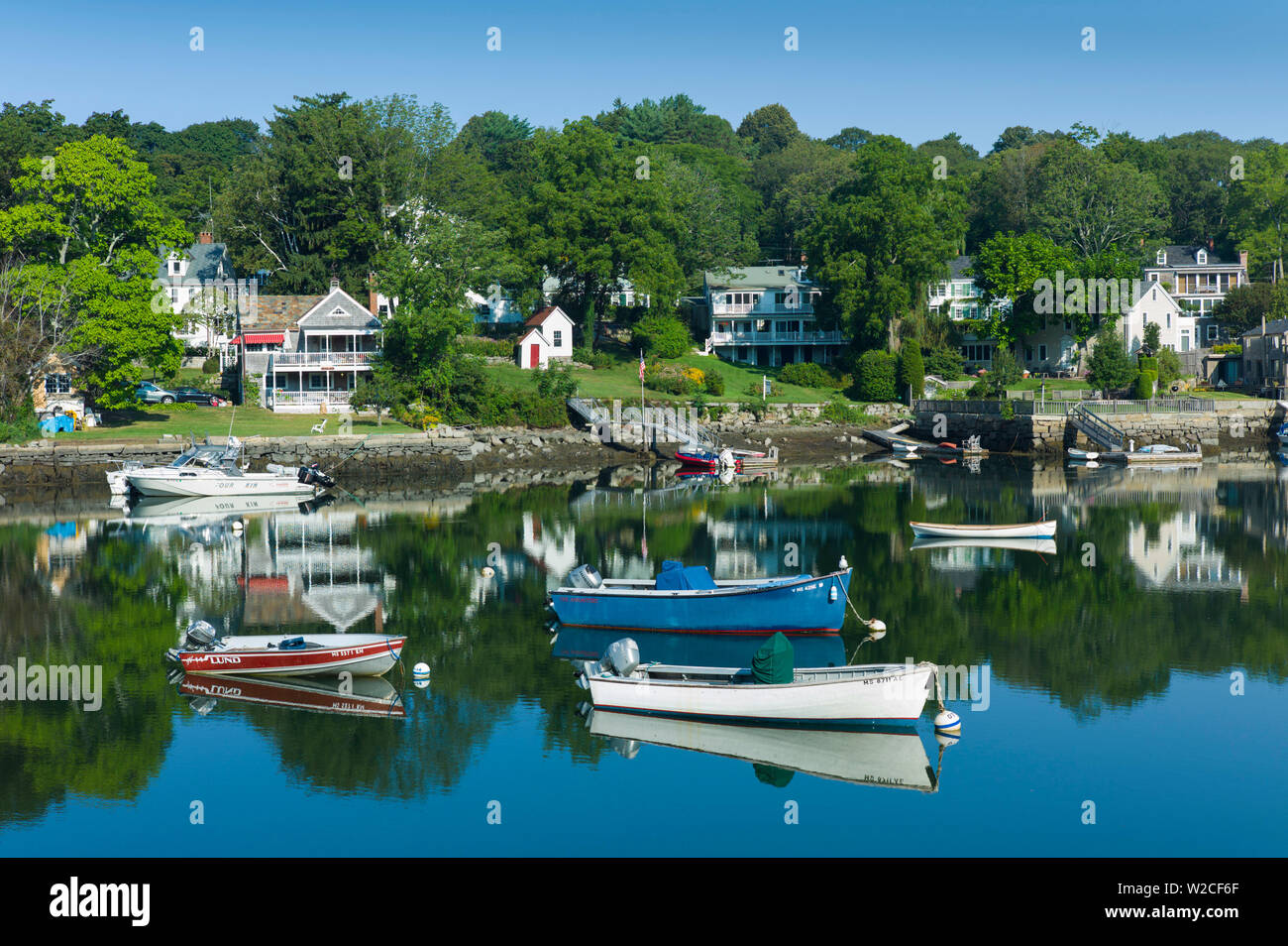 Stati Uniti d'America, Massachusetts, Gloucester, Annisquam, aragosta Cove Foto Stock