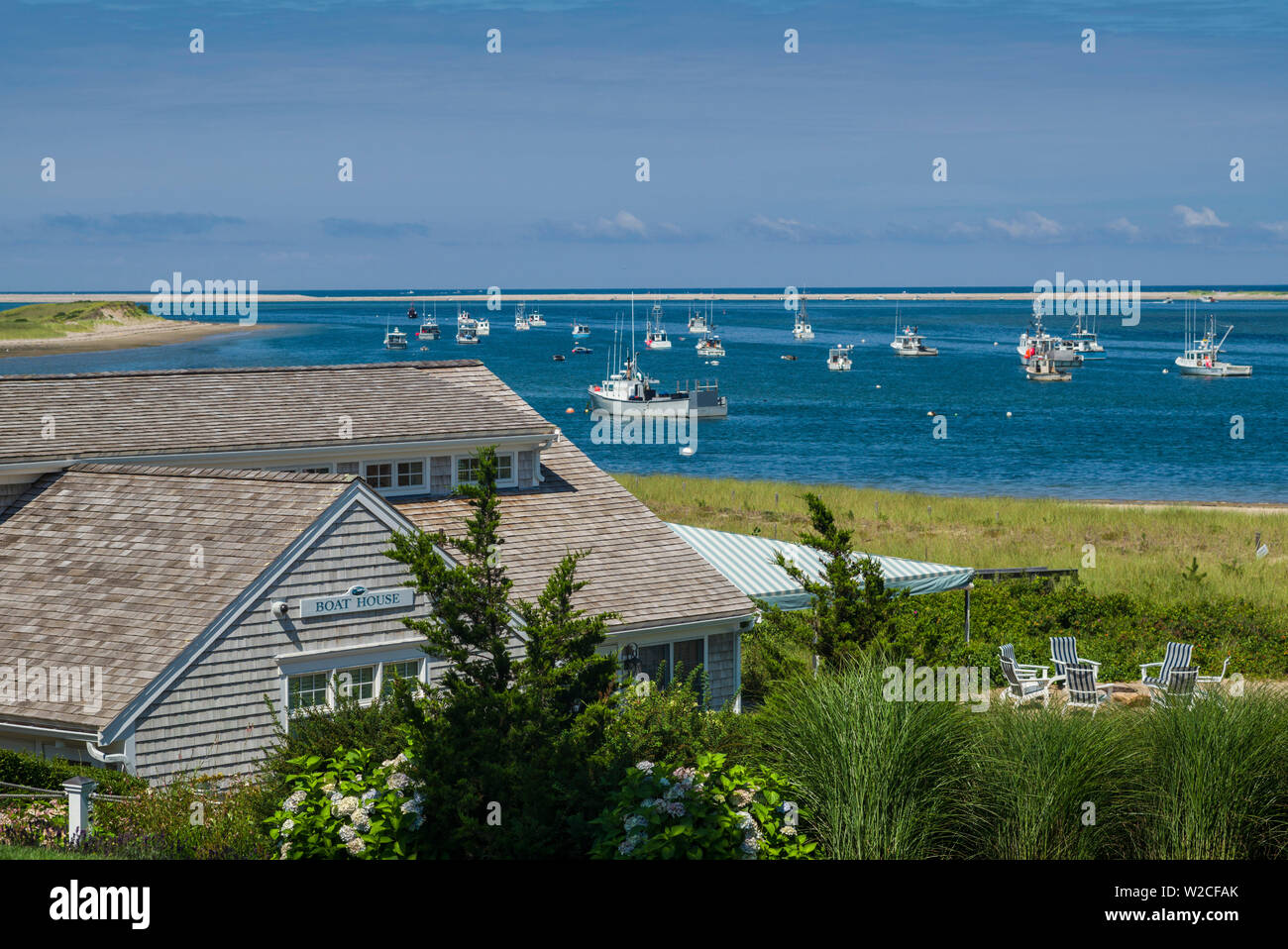 Stati Uniti d'America, Massachusetts, Cape Cod, Chatham, porto di Chatham Foto Stock