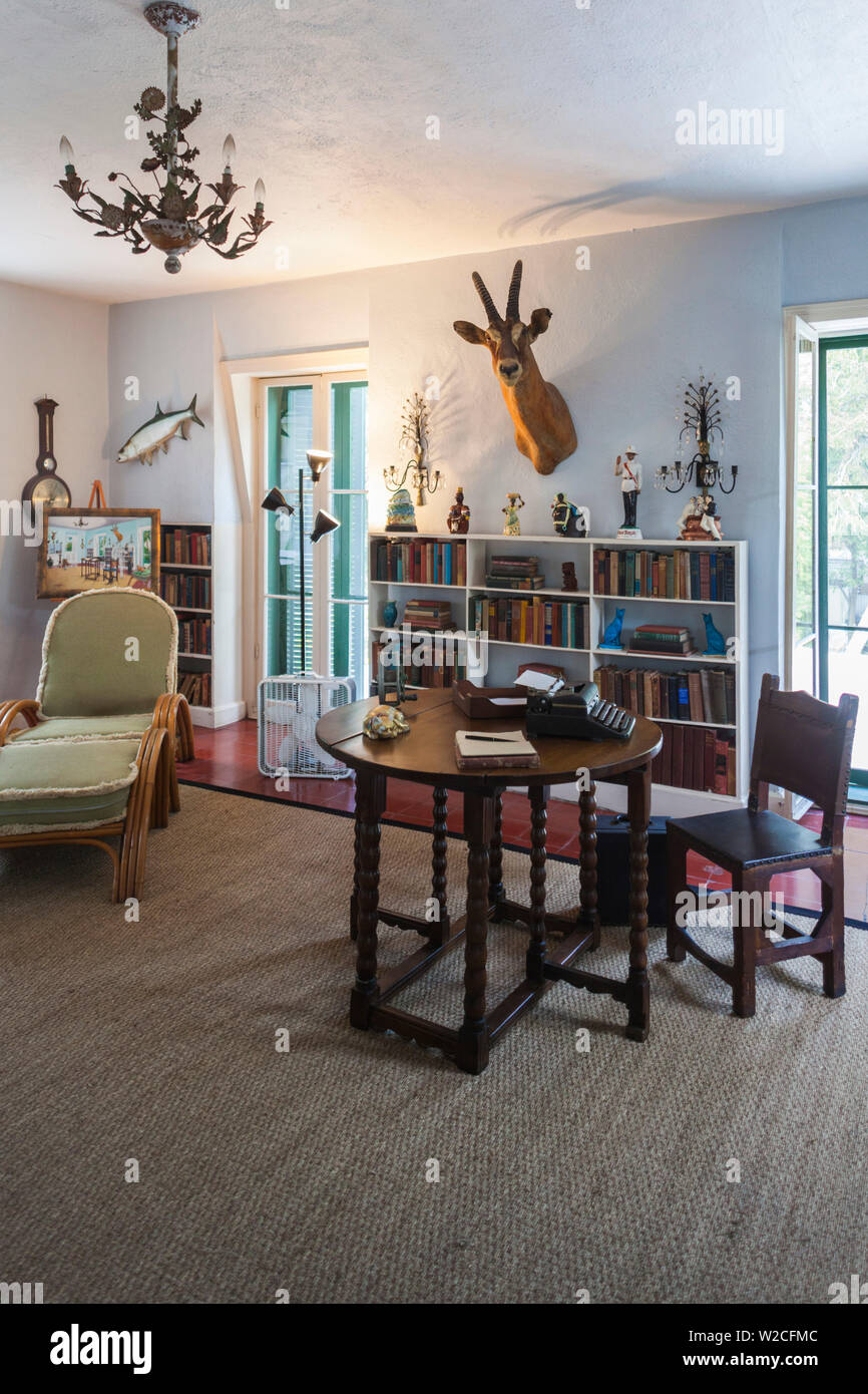 Stati Uniti d'America, Florida, Florida Keys, Key West, Hemingway House, ex residenza del famoso scrittore americano Foto Stock