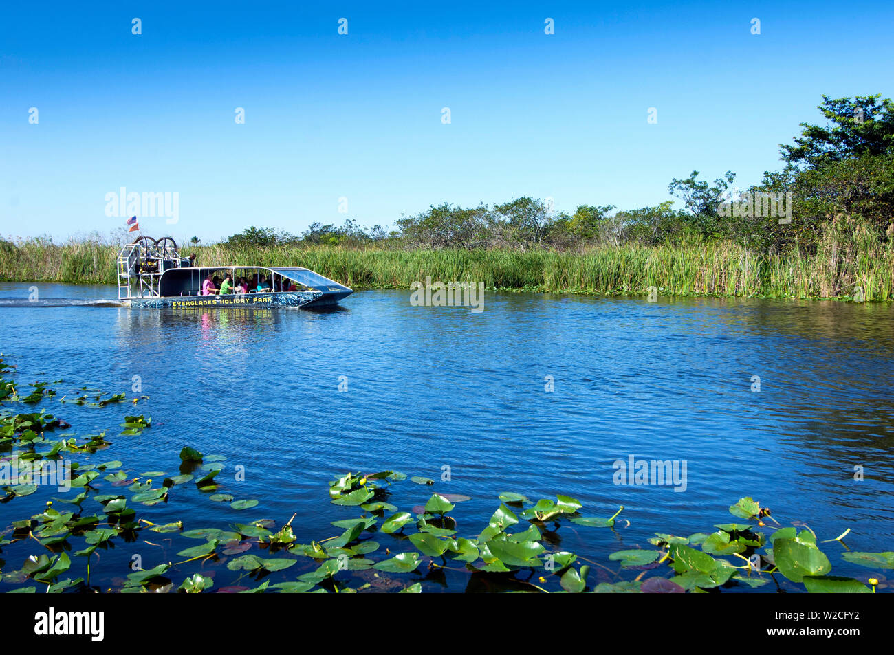 Florida, Fort Lauderdale, Everglades Holiday Park, Airboat Tours Foto Stock