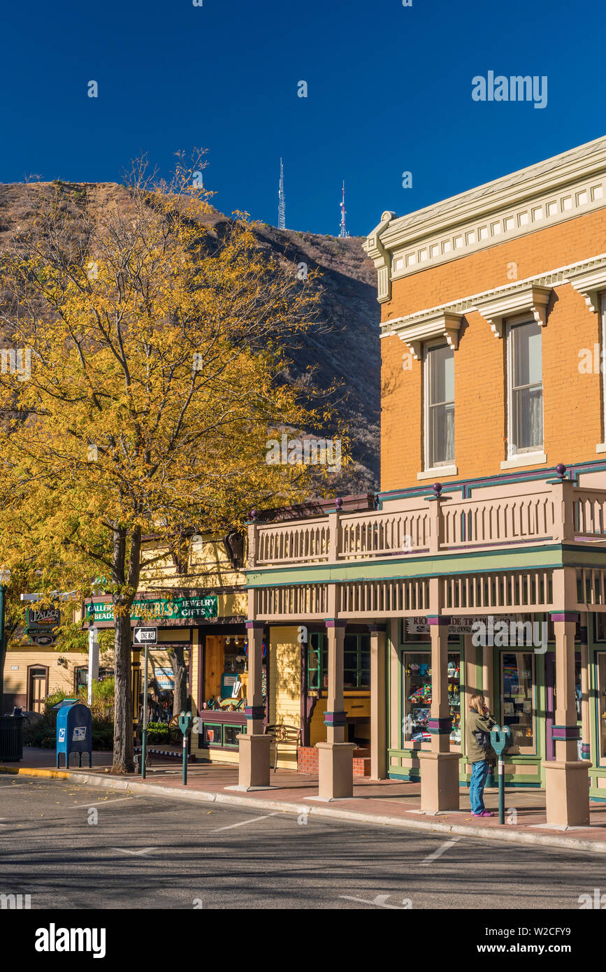 Stati Uniti d'America, Colorado, Durango, viale principale Foto Stock Stati Uniti d'America, Colorado, Durango, viale principale Foto Stock