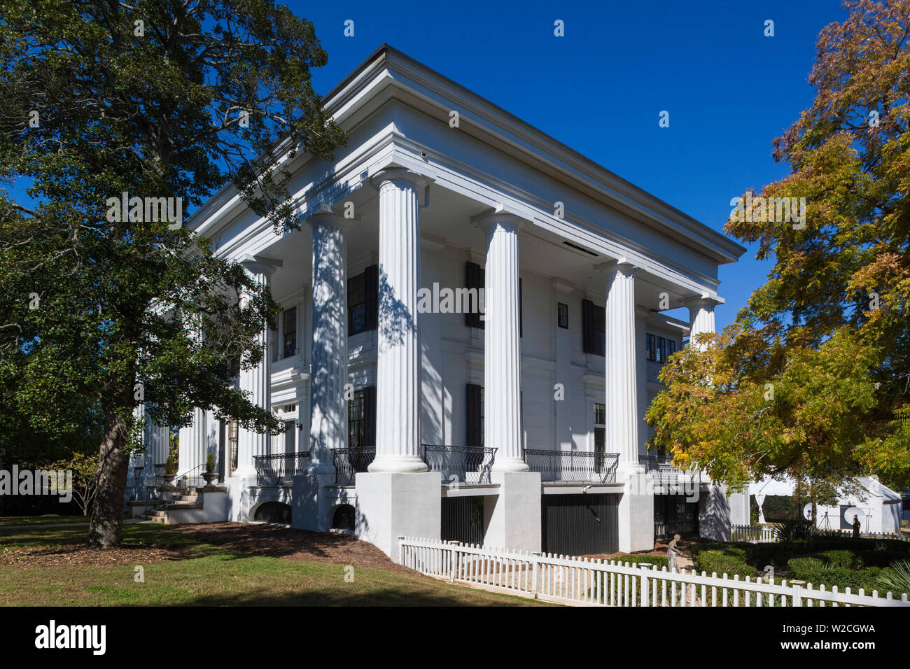 Stati Uniti d'America, Georgia, Atene, la casa Taylor-Grady, greco in stile Revival-ante bellum mansion, costruito 1845 Foto Stock