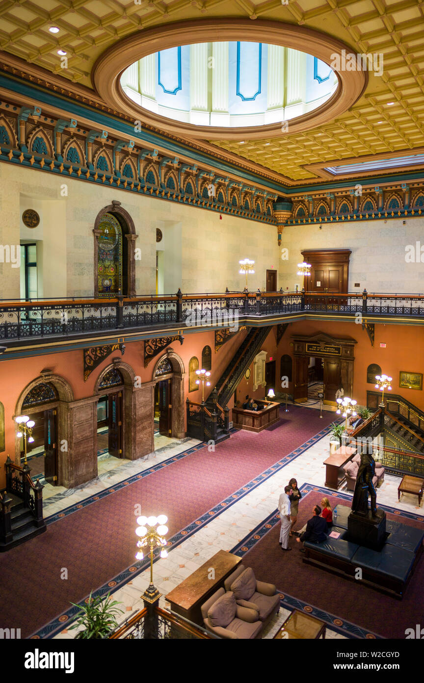 Stati Uniti d'America, Sud Carolina, Columbia, nella Carolina del Sud stato lobby della casa Foto Stock