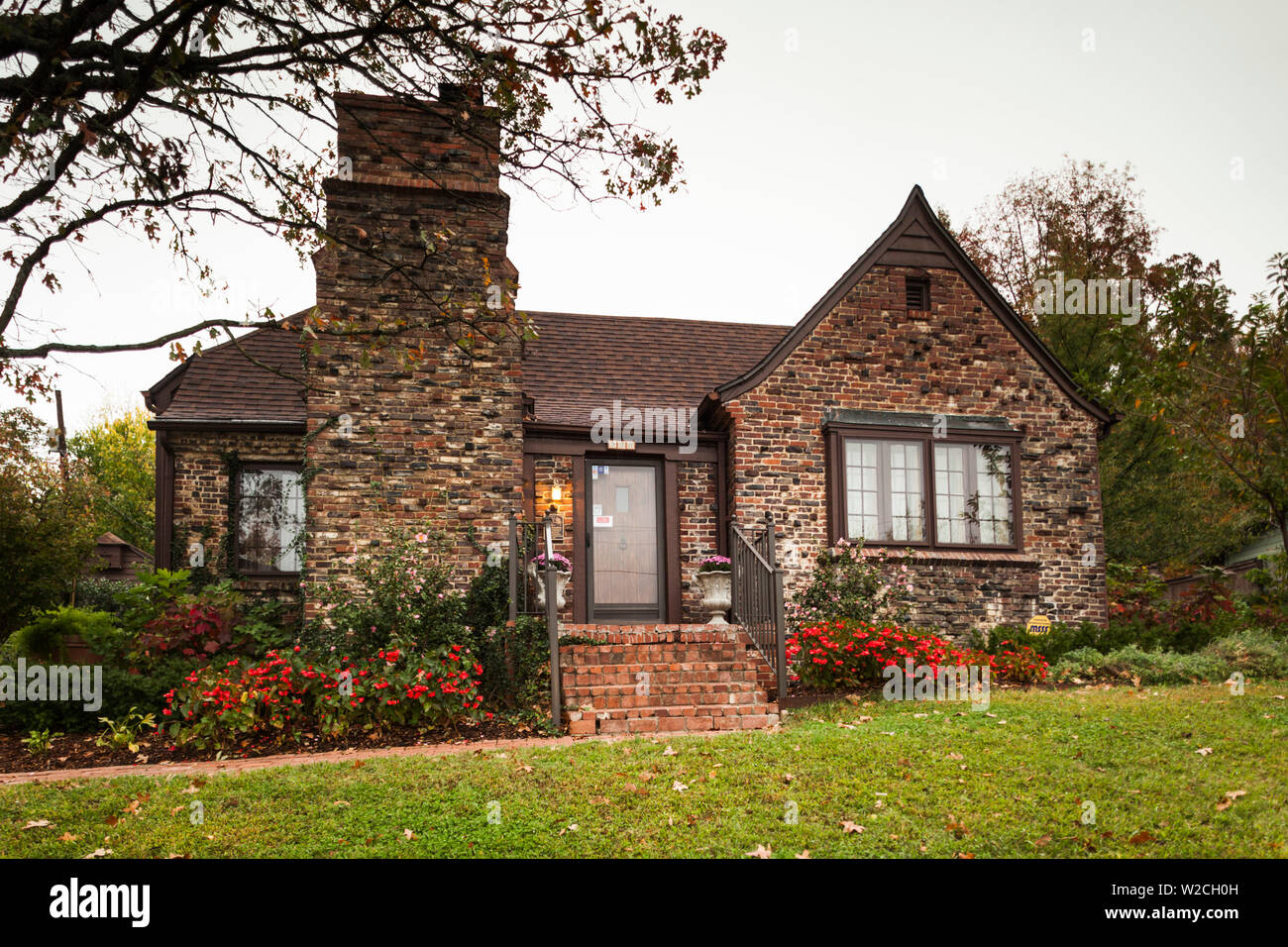 Stati Uniti d'America, Arkansas, Fayetteville, Clinton House Museum, ex casa del presidente Bill Clinton, University of Arkansas campus Foto Stock