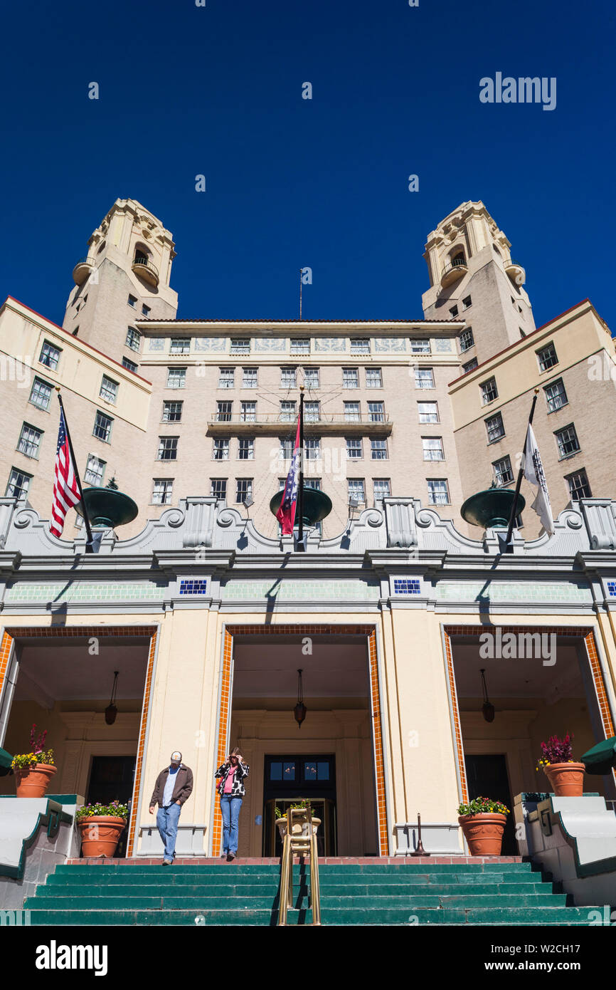 Stati Uniti d'America, Arkansas, sorgenti di acqua calda, l'Arlington Hotel Foto Stock