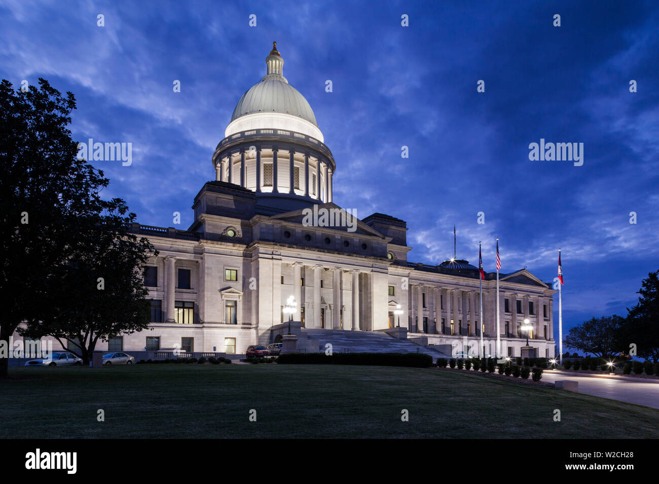 Stati Uniti d'America, Arkansas, Little Rock Arkansas State Capitol Foto Stock