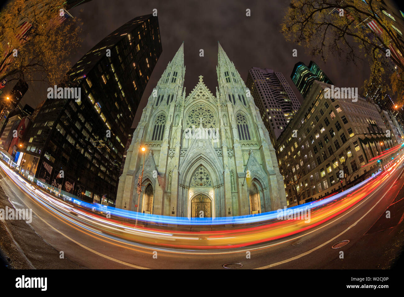 Stati Uniti d'America, la città di New York Midtown Manhattan, la Cattedrale di St Patrick Foto Stock