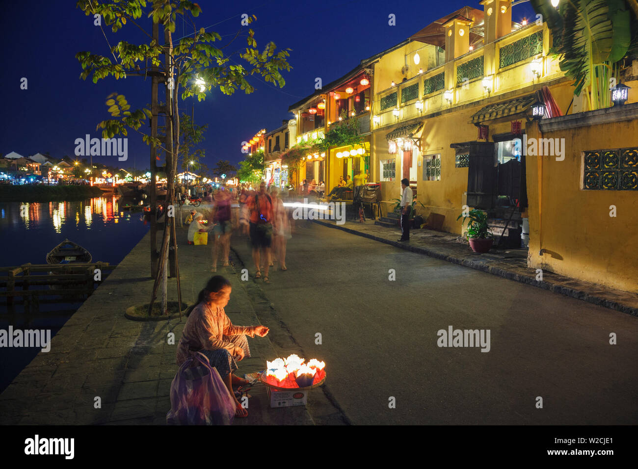 Il Vietnam, Quang Nam Hoi An old town (Sito UNESCO) Foto Stock