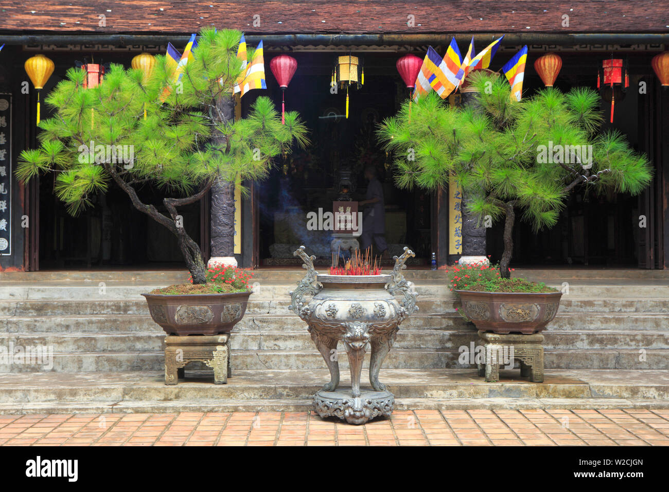 Tu Hien tempio, tonalità, Vietnam Foto Stock