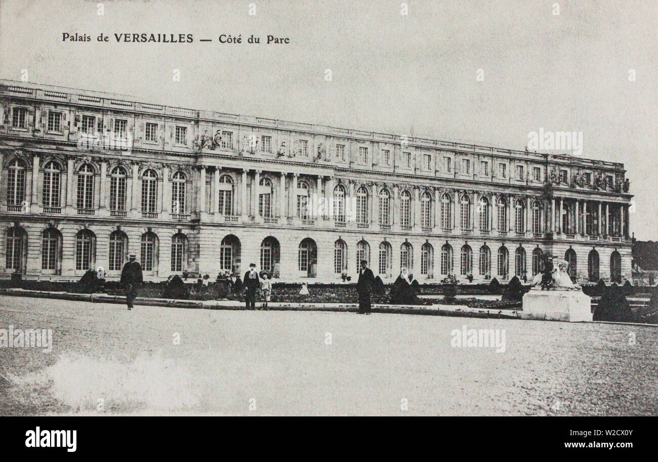 Parigi, Francia . Palazzo di Versailles. L'inizio del XX secolo. Foto Stock