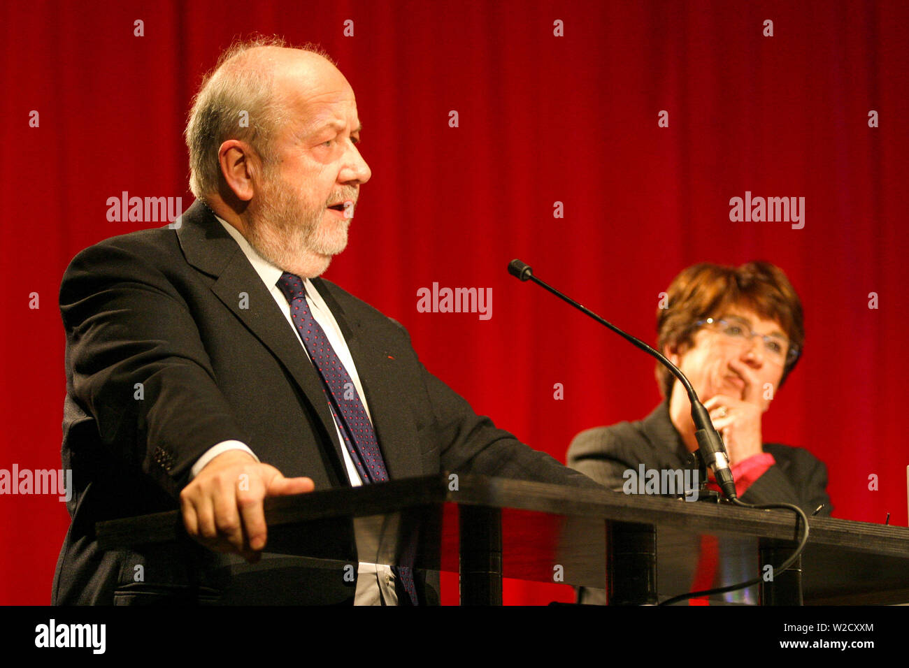 André ROSSINOT, sindaco di Nancy, colloqui di Grenoble, Isère, Francia Foto Stock