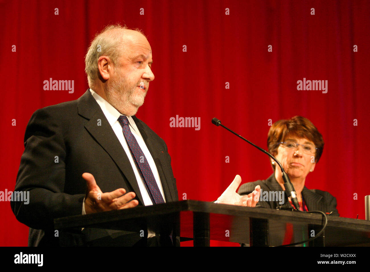 André ROSSINOT, sindaco di Nancy, colloqui di Grenoble, Isère, Francia Foto Stock