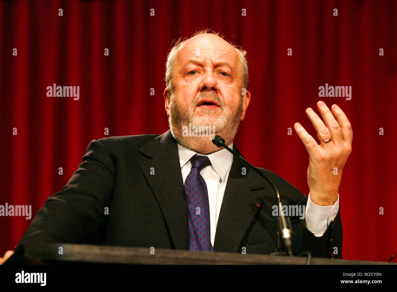 André ROSSINOT, sindaco di Nancy, colloqui di Grenoble, Isère, Francia Foto Stock