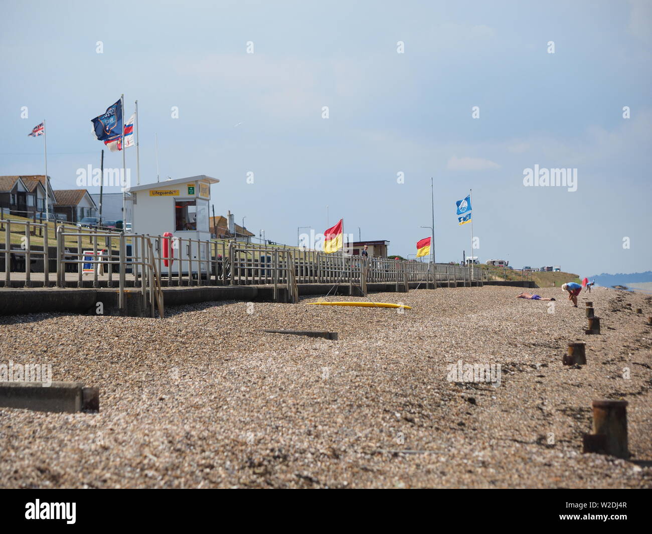 Cattedrale sul mare, Kent, Regno Unito. 8 Luglio, 2019. Regno Unito Meteo: un soleggiato e caldo pomeriggio in Cattedrale sul mare, Kent. Credito: James Bell/Alamy Live News Foto Stock