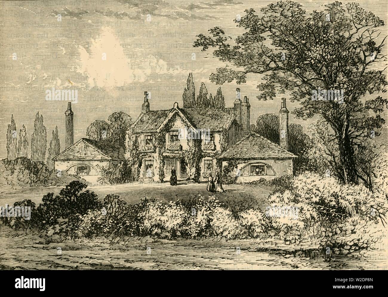 'Mrs Siddons' casa a Westbourne verde, 1800', (c1876). Creatore: sconosciuto. Foto Stock 'Mrs Siddons' casa a Westbourne verde, 1800', (c1876). Creatore: sconosciuto. Foto Stock