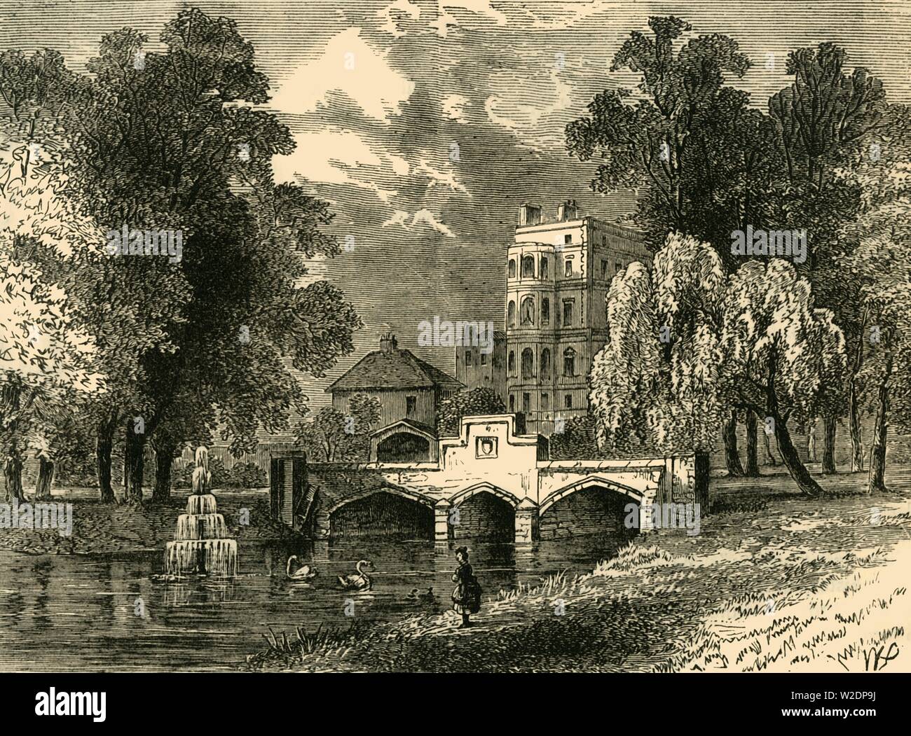 'Emissario sottomarino di Westbourne', C1876. Creatore: sconosciuto. Foto Stock