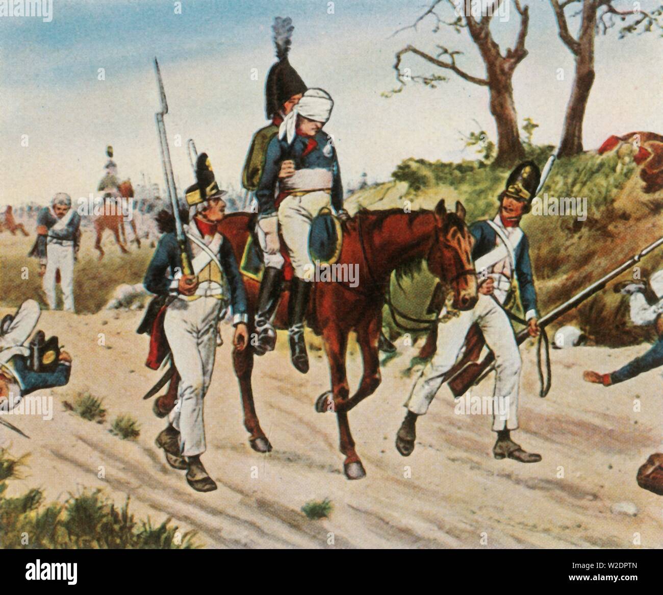 La doppia battaglia di Jena-Auerstedt, 14 ottobre 1806, (1936). Creatore: sconosciuto. Foto Stock