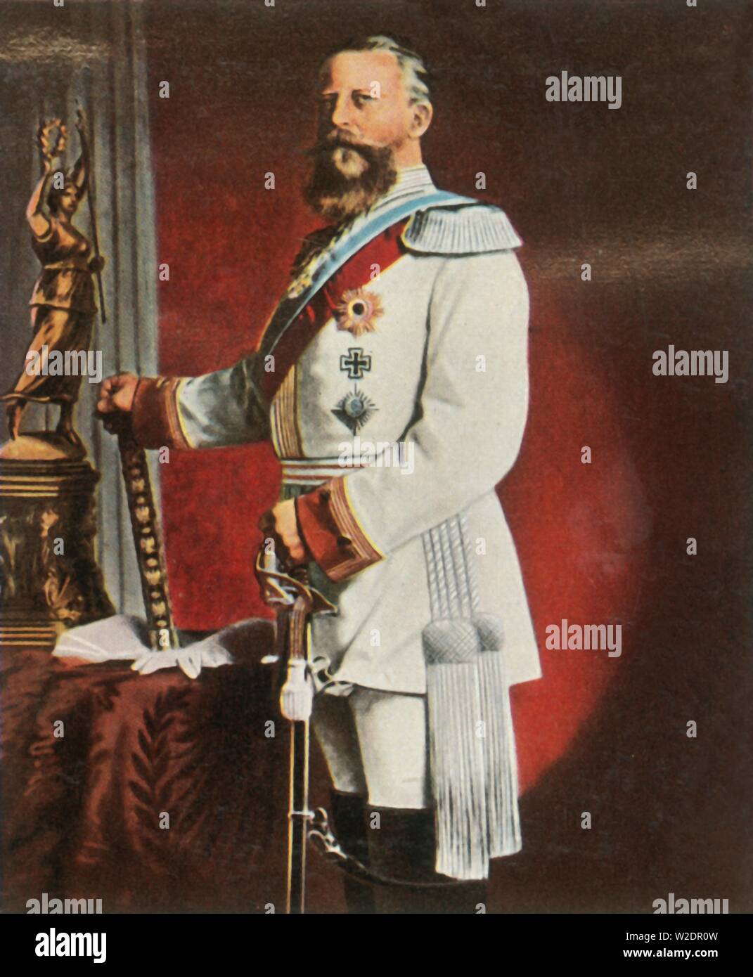 L'imperatore Federico III, c1888, (1936). Creatore: sconosciuto. Foto Stock