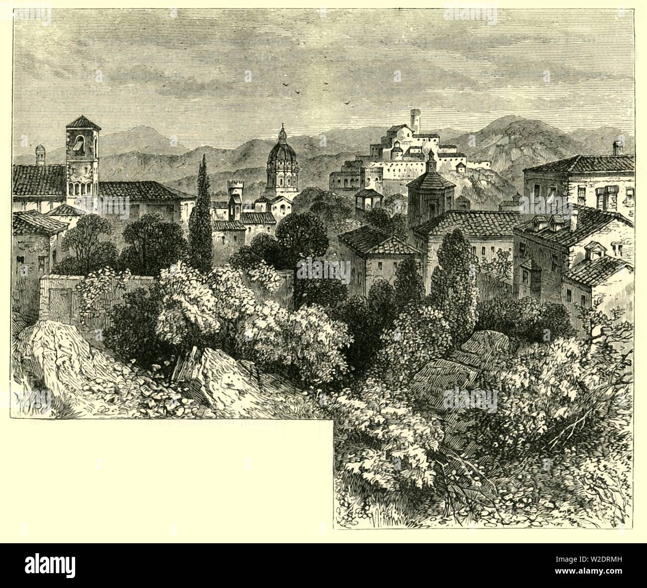 "Brescia", 1890. Creatore: sconosciuto. Foto Stock