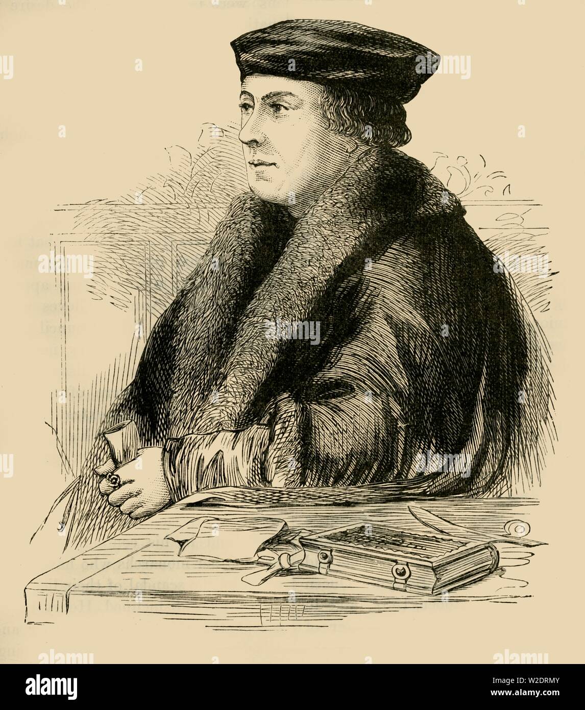 "Thomas Cromwell, Conte di Essex', 1890. Creatore: sconosciuto. Foto Stock