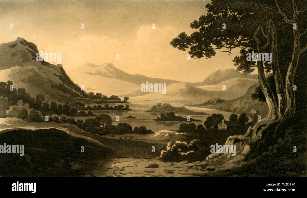 "Loch-Kaitrin, West-End', 1802. Creatore: sconosciuto. Foto Stock
