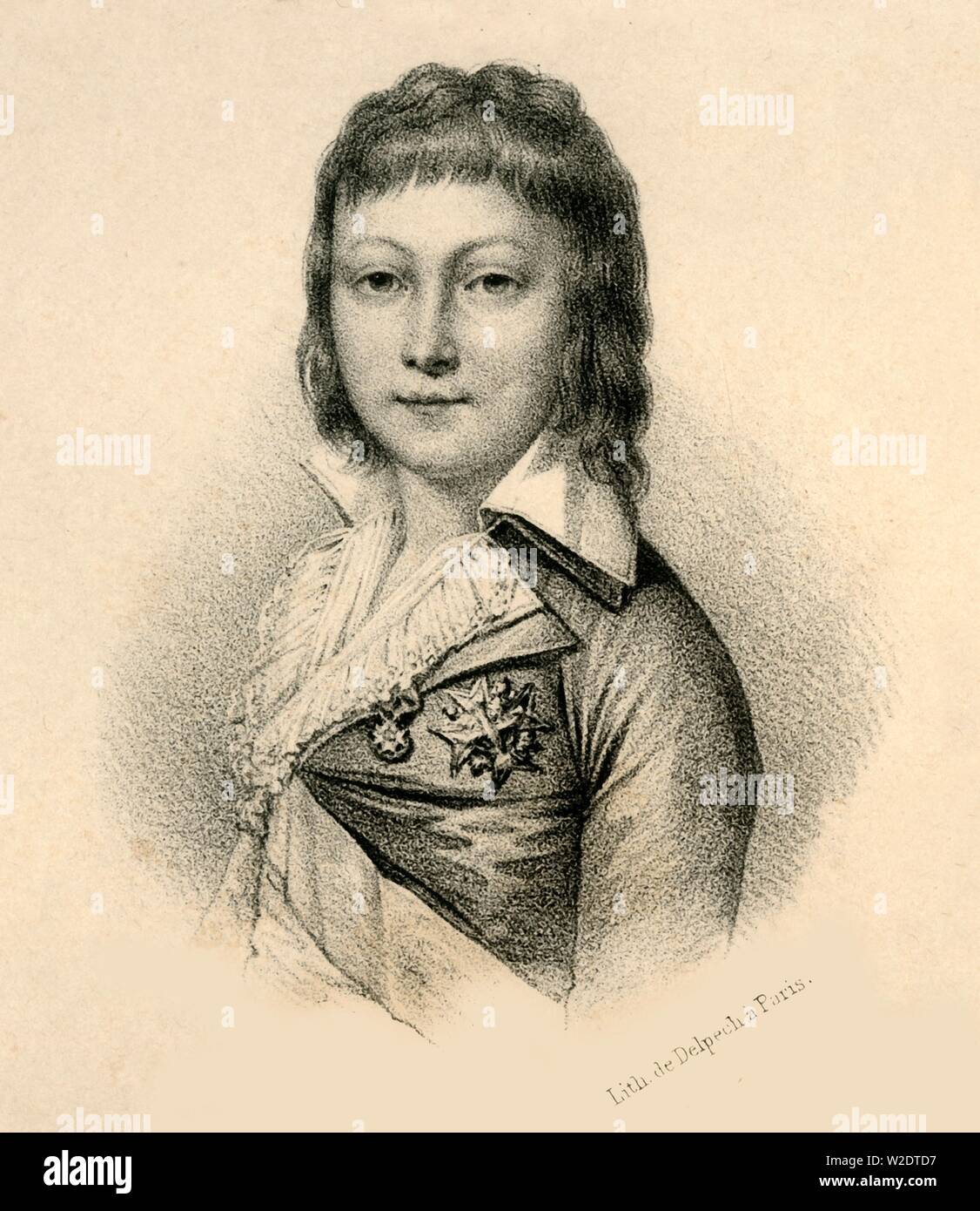 'Louis XVII', (1785-1795), c1830. Creatore: Francois-Seraphin Delpech. Foto Stock