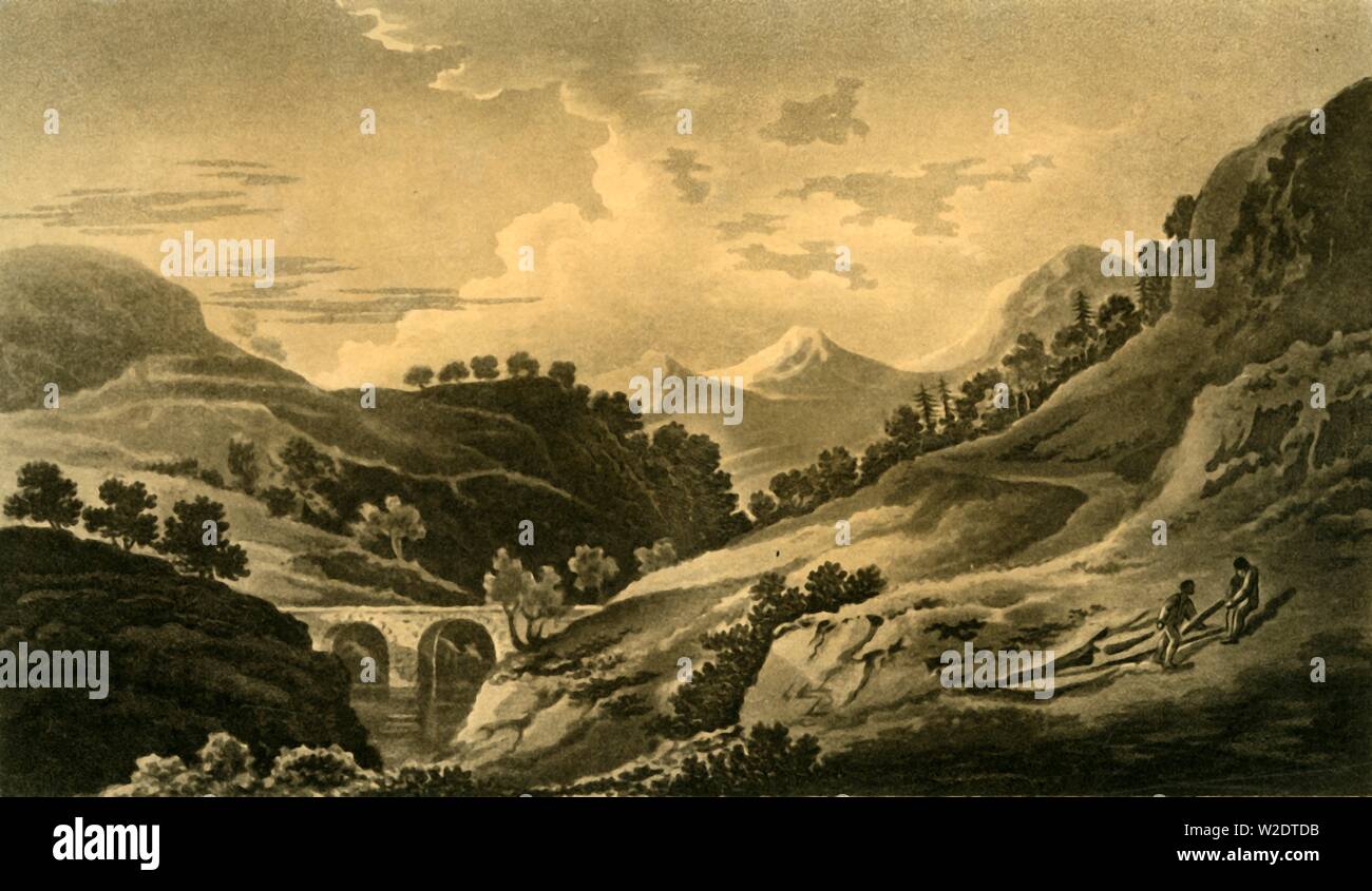 "Pass di Killicrankie', 1802. Creatore: sconosciuto. Foto Stock