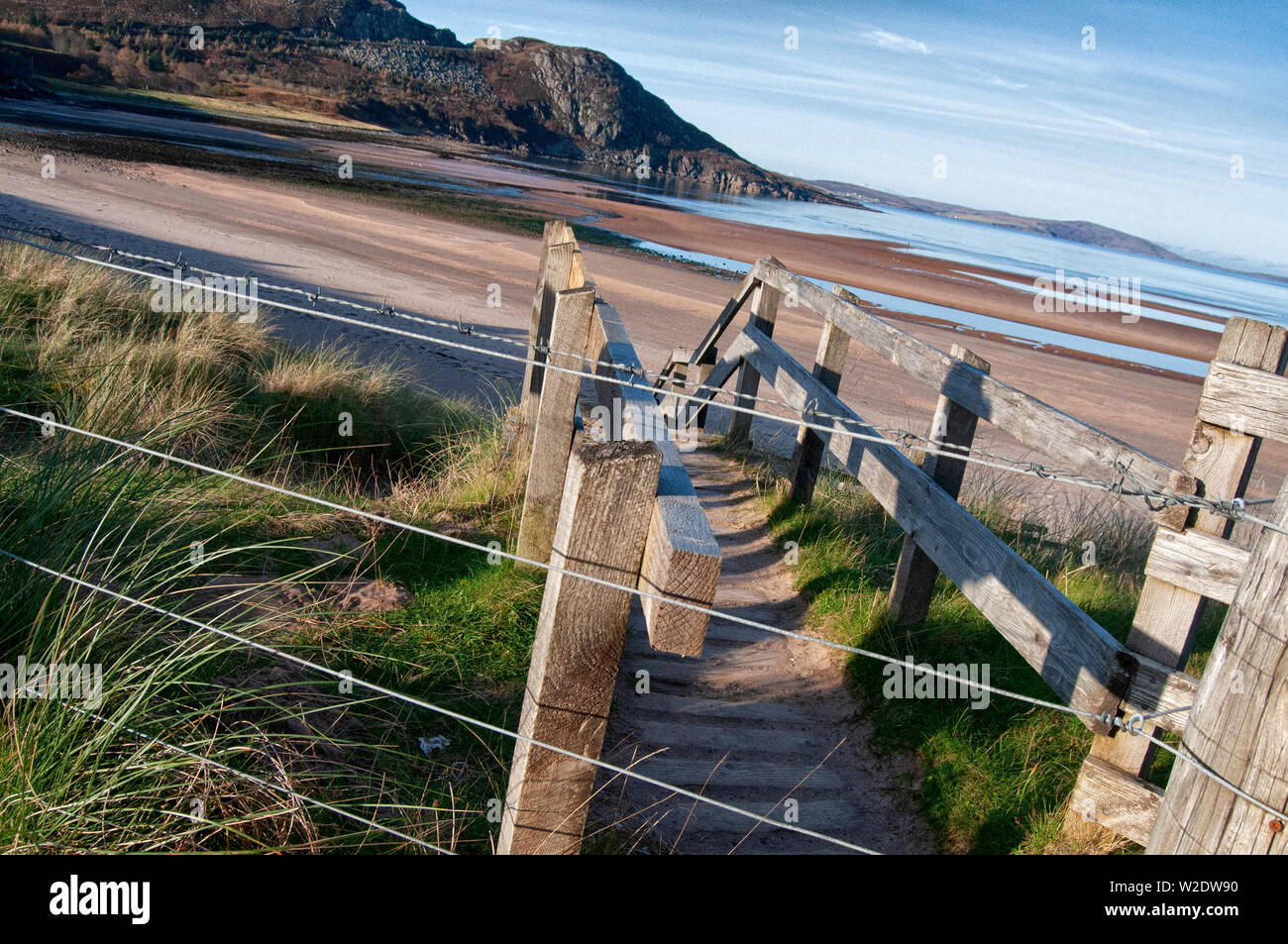 Gruinard beach Foto Stock
