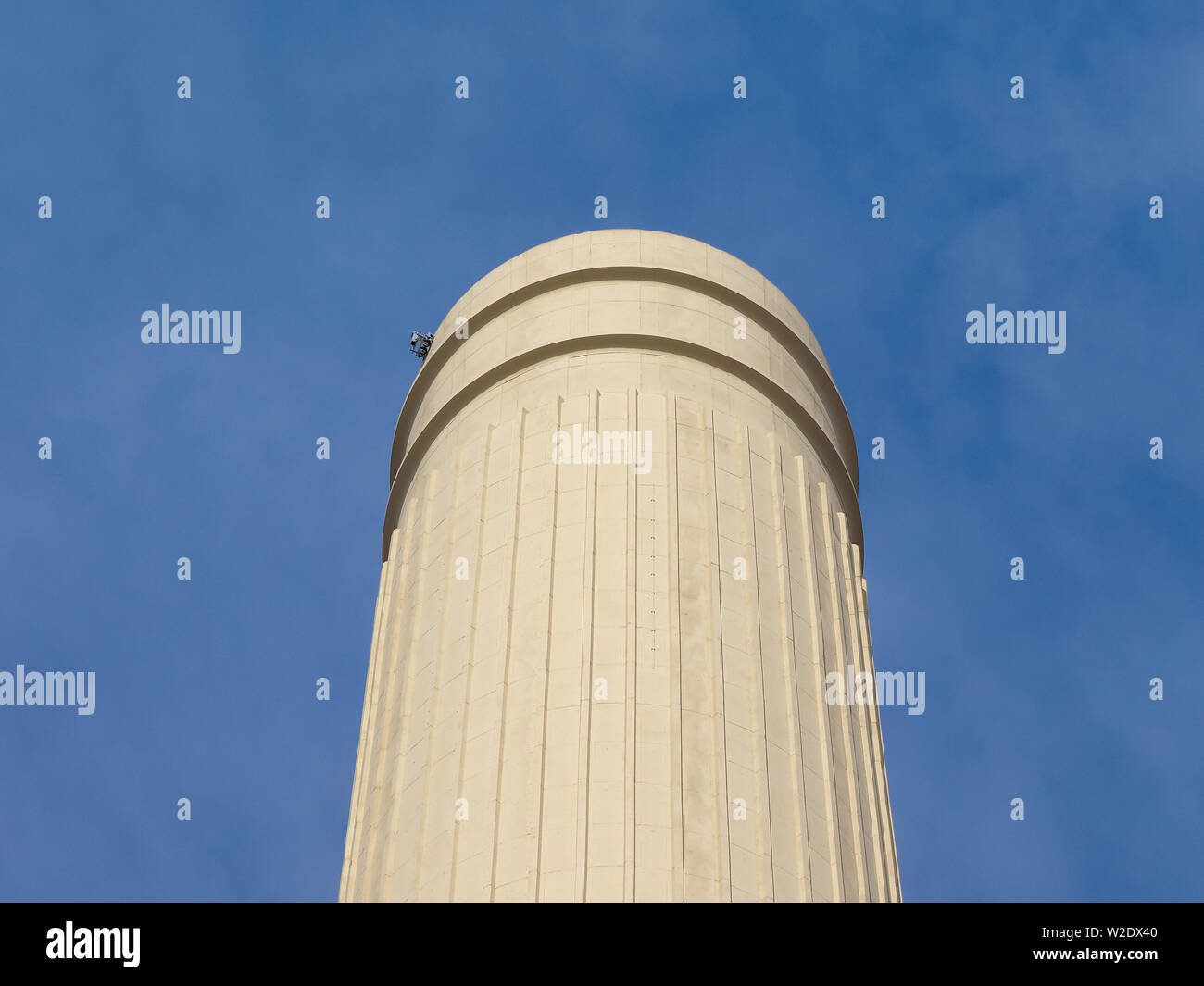 Chimne di Battersea Power Station di Londra, Regno Unito Foto Stock