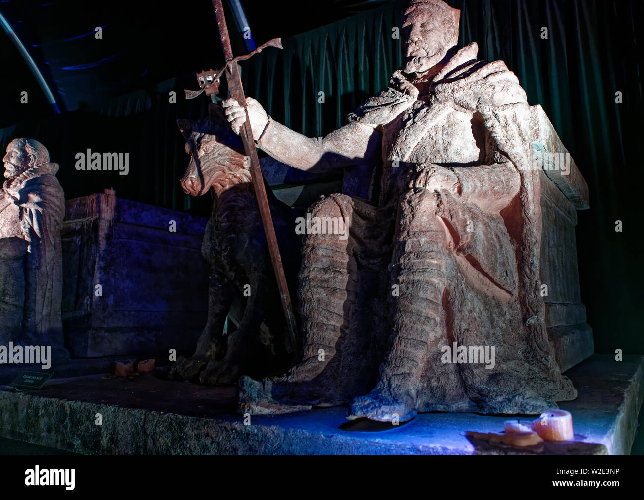 Gioco di troni,la mostra itinerante,Belfast, Irlanda del Nord, Regno Unito Foto Stock