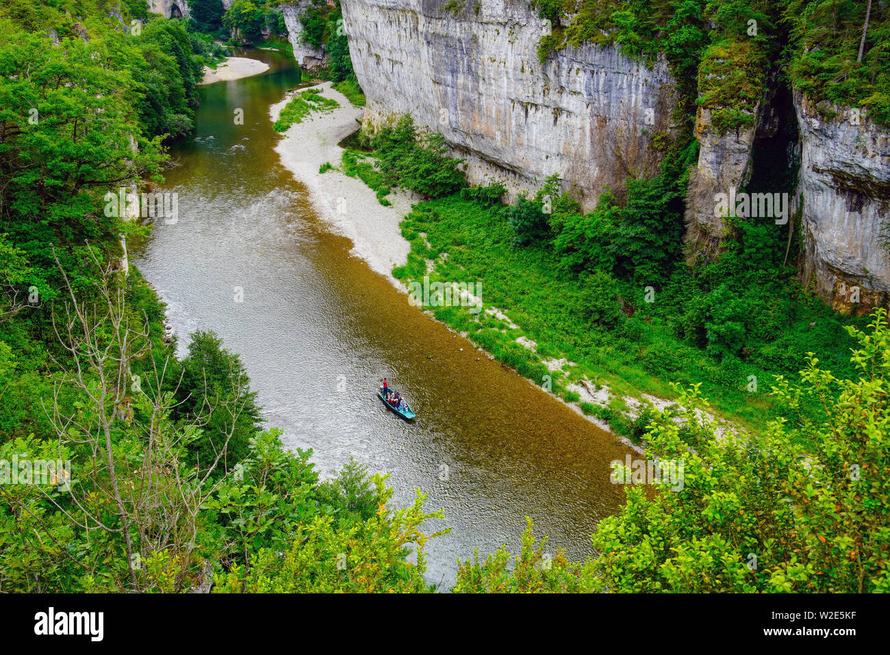 Saint-Geotrges-de-Levejac, comune Gorges du Tarn, dipartimento della Lozère, Occitanie, Francia. Foto Stock